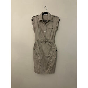 Calvin Klein Taupe Midi Dress